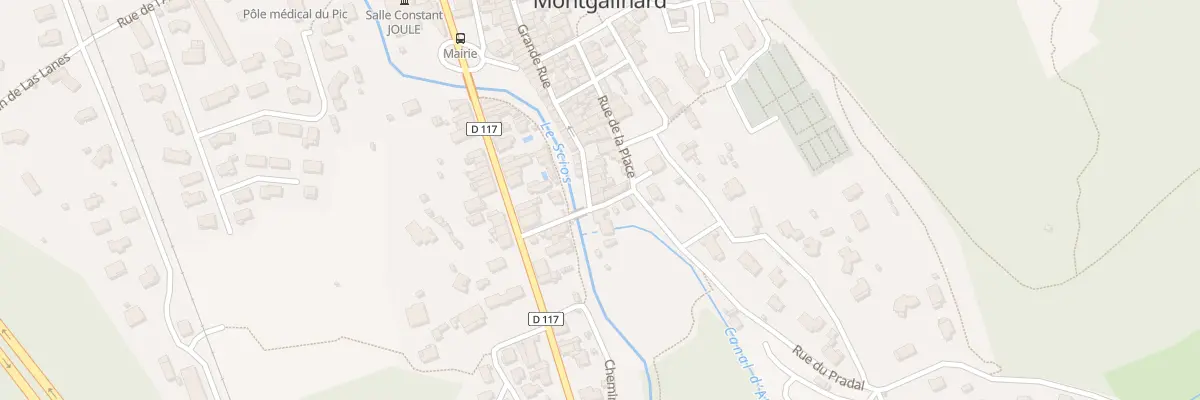 Plan du 85 Gr Grande Rue à Montgailhard
