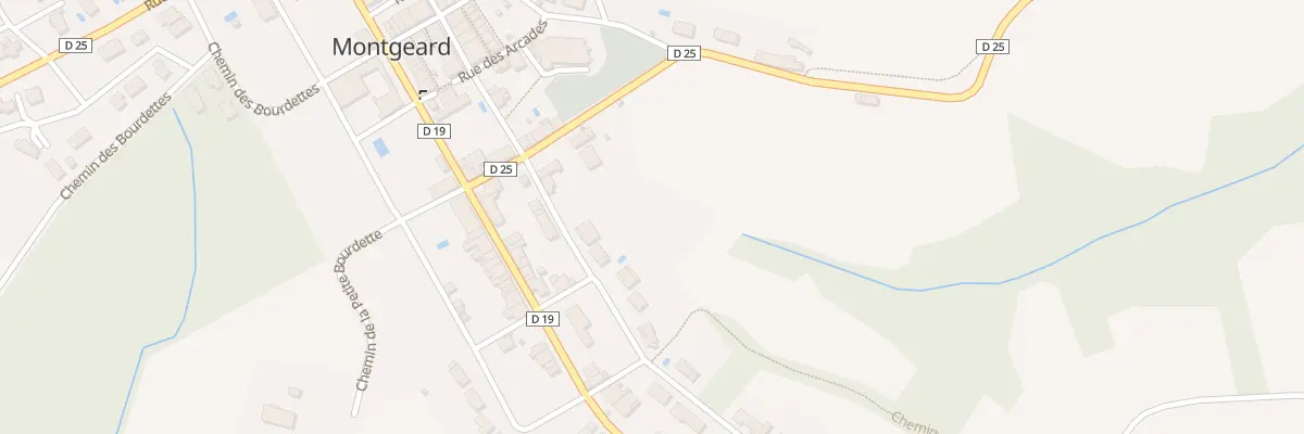 Plan du 9001 Rue des Moulins à Vent à Montgeard