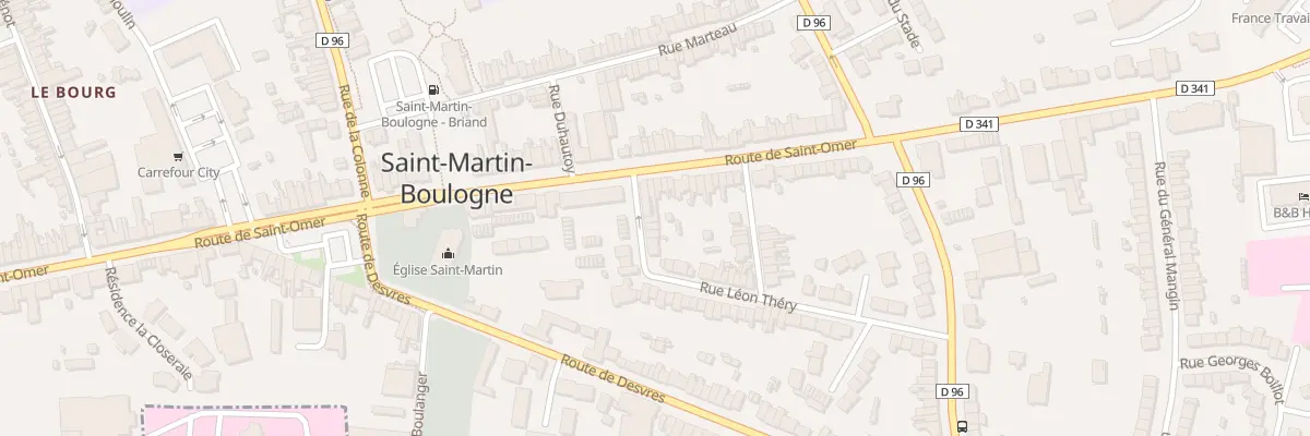 Plan du 5 Rue Leon Thery à Saint-Martin-Boulogne