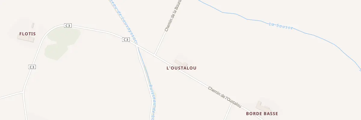 Plan du 49 Loustalou à Gauré