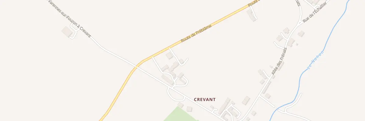 Plan du 3 Rte de Préblâme à Val-Fouzon