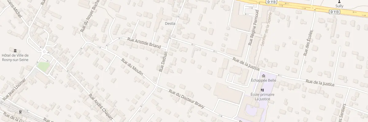 Plan du 4B Rue de la Justice à Rosny-sur-Seine