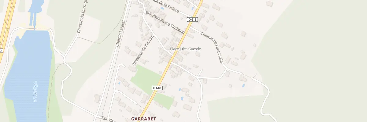 Plan du 3 Che de la Nougarede à Mercus-Garrabet