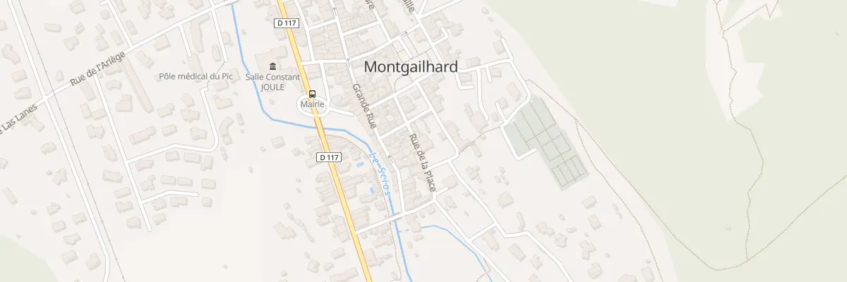 Plan du 13 Rue de la Place à Montgailhard