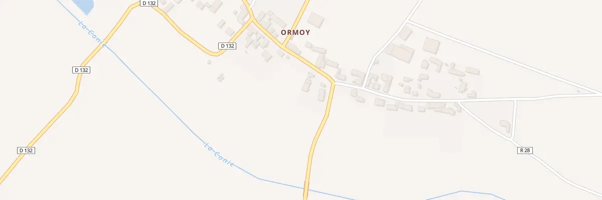 Plan du 15 Ormoy à Courbehaye