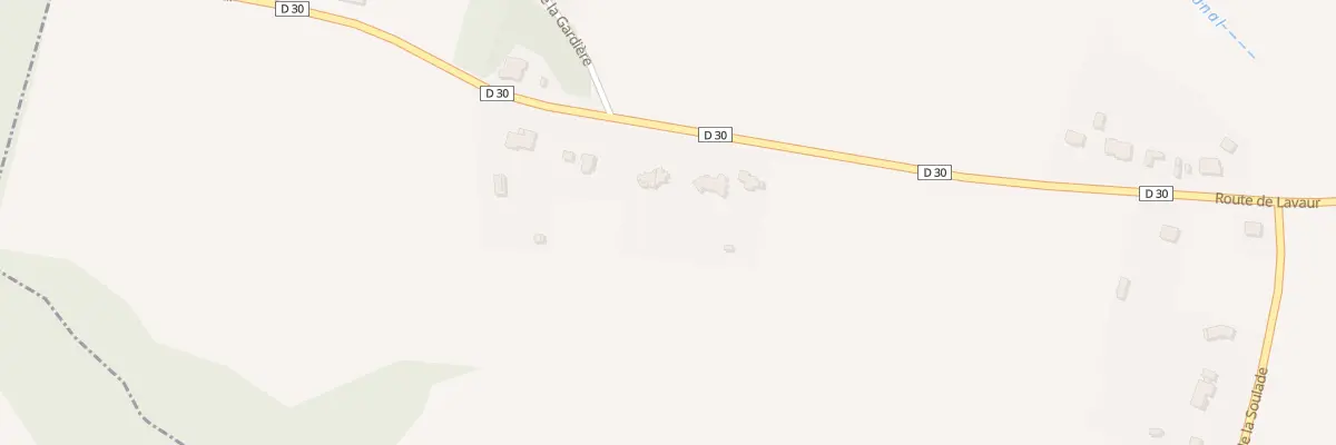 Plan du 62 Rte de Lavaur à Montpitol