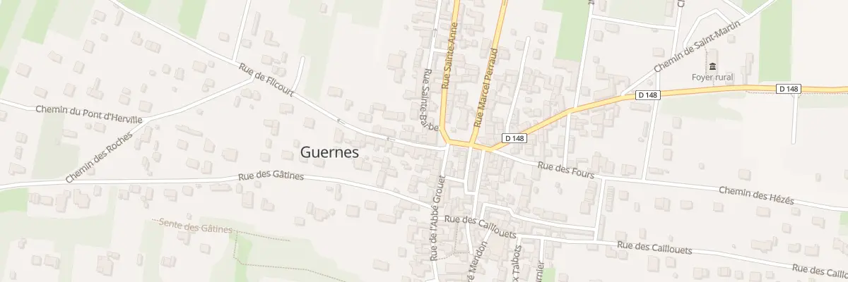 Plan du 2 Rue de Flicourt à Guernes