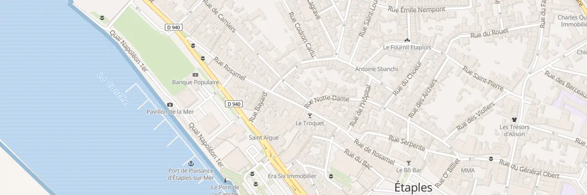 Plan du 5 Rue de Camiers à Étaples