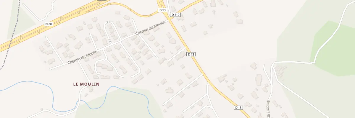Plan du 23 Av de Varilhes à Dalou