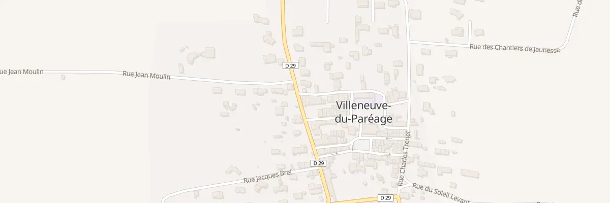 Plan du 3 Av des Tilleuls à Villeneuve-du-Paréage