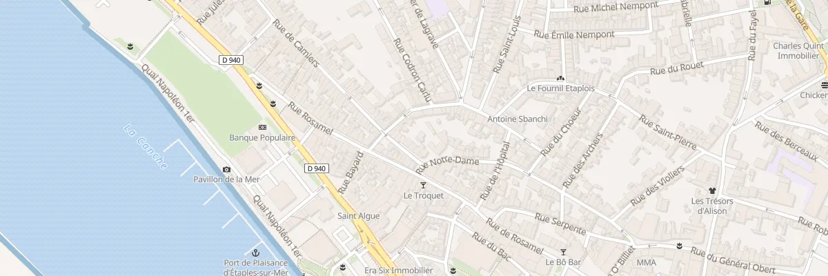 Plan du 8 Rue de Camiers à Étaples
