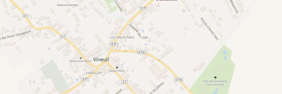 Plan du 5081 Rte de Coings à Vineuil