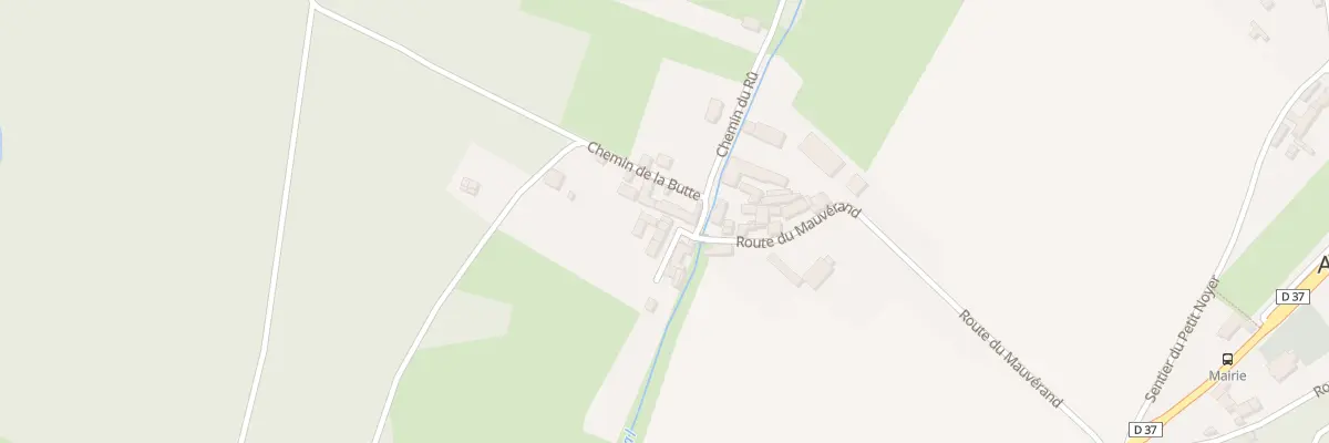 Plan du 2 Pl du Mauverand à Amenucourt