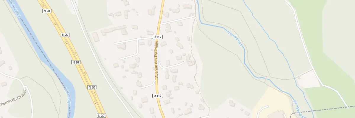 Plan du 29B Av des Pyrénées à Montgailhard