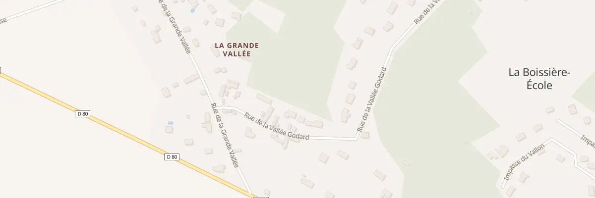 Plan du 7 Rue de la Vallée Godard à La Boissière-École