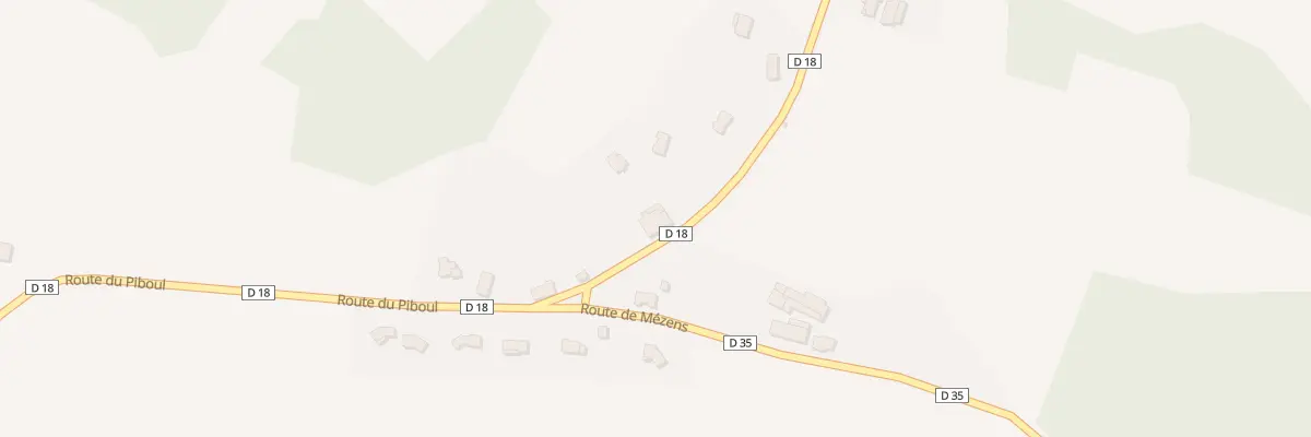 Plan du 1199 Rte du Piboul à Roquemaure