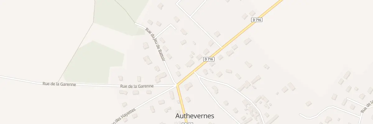 Plan du 1 Rue Boullenger à Authevernes