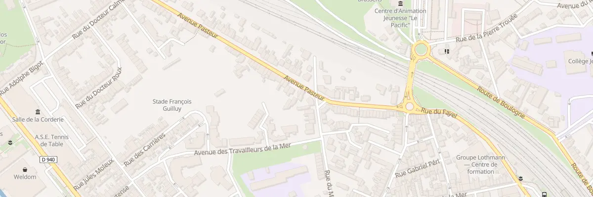 Plan du 31 Av Pasteur à Étaples