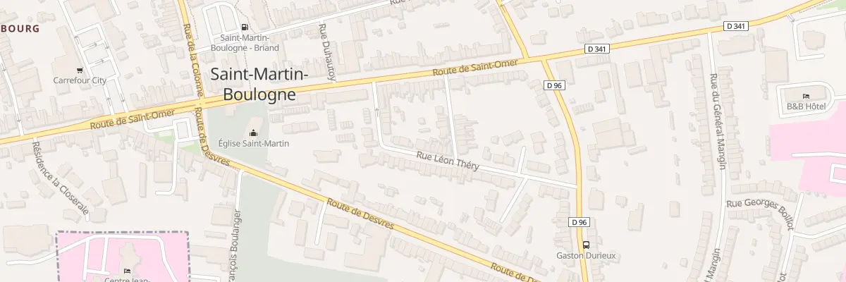 Plan du 29 Rue Leon Thery à Saint-Martin-Boulogne