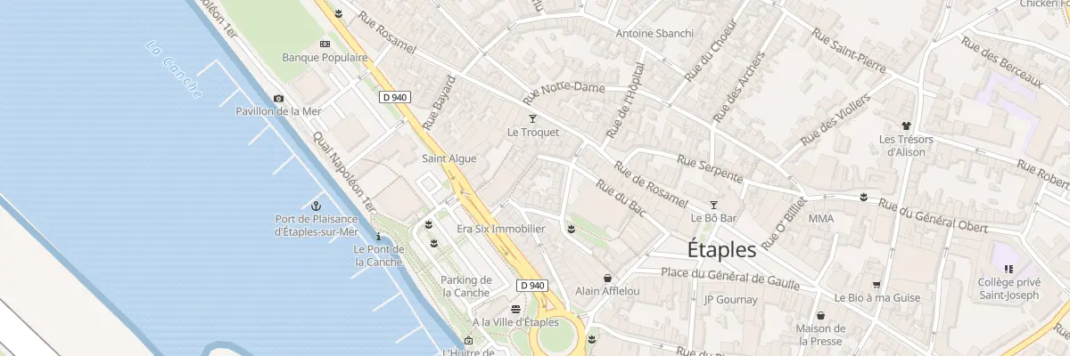 Plan du 11 Rue Louis Caloin à Étaples