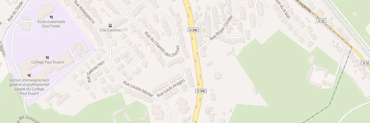 Plan du 36 Rue du Chemin des Dames à Saint-Étienne-au-Mont