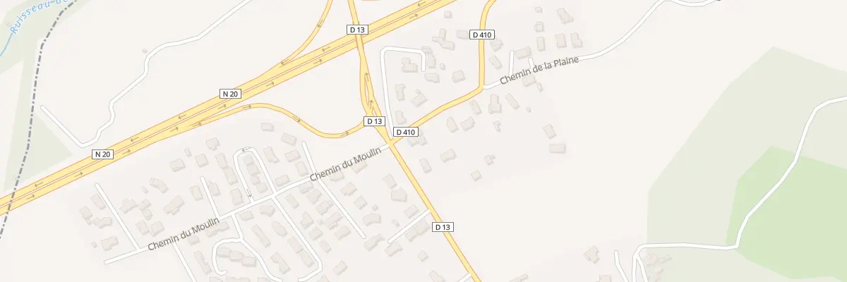 Plan du 28 Av de Varilhes à Dalou