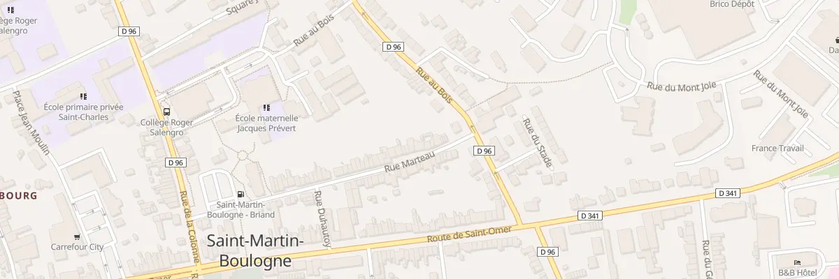 Plan du 67 Rue Marteau à Saint-Martin-Boulogne