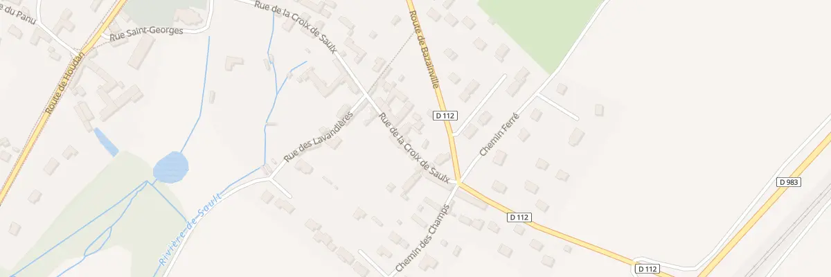 Plan du 27 Rue de la Croix de Saulx à Richebourg