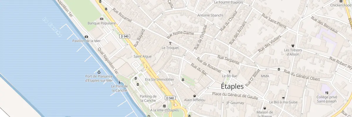 Plan du 3 Rue Louis Caloin à Étaples