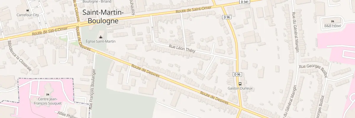 Plan du 48 Rue Leon Thery à Saint-Martin-Boulogne