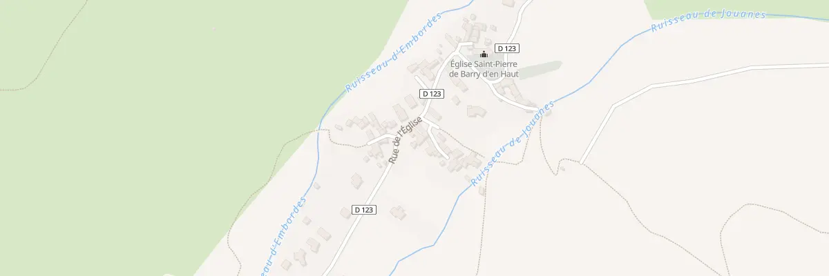 Plan du 34 Rue de l’Eglise à Ornolac-Ussat-les-Bains