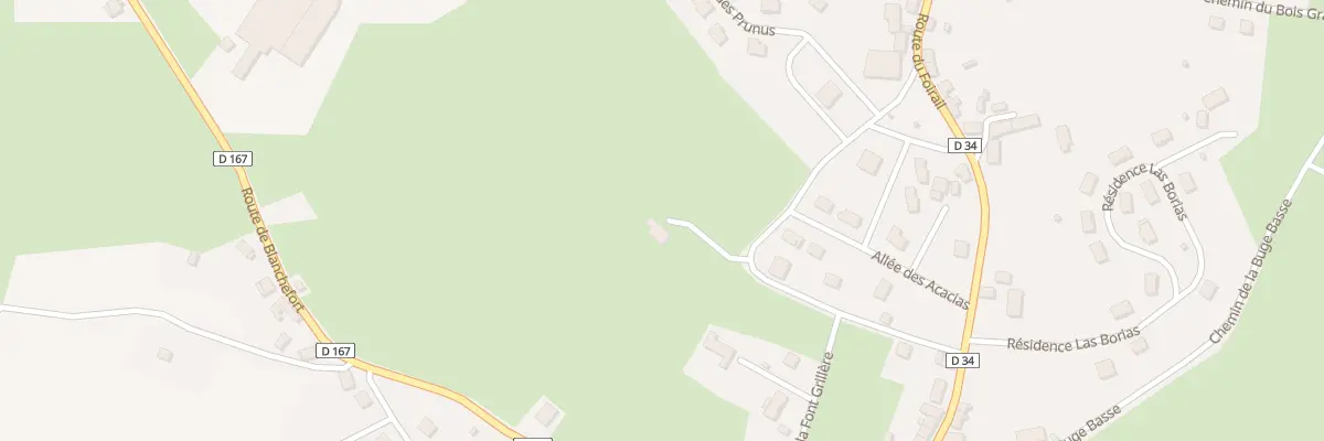 Plan du 3 Chem de la Font Grillère à Lagraulière