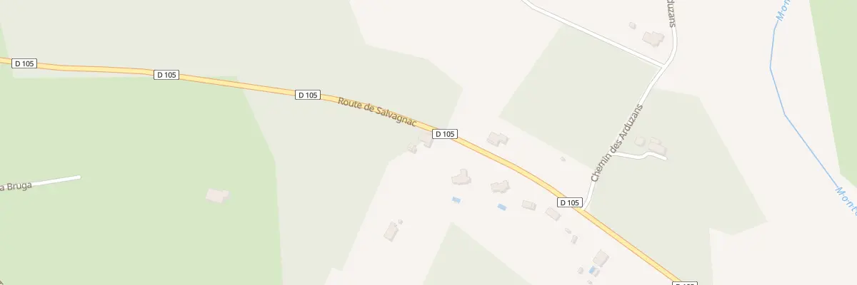 Plan du 5082 La Brugue à La Sauzière-Saint-Jean