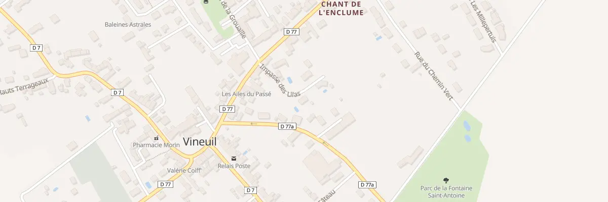 Plan du 3 Imp des Lilas à Vineuil