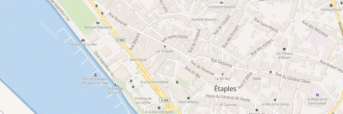 Plan du 6 Rue Louis Caloin à Étaples