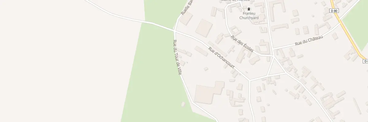 Plan du 1B Rue d’Ochancourt à Franleu