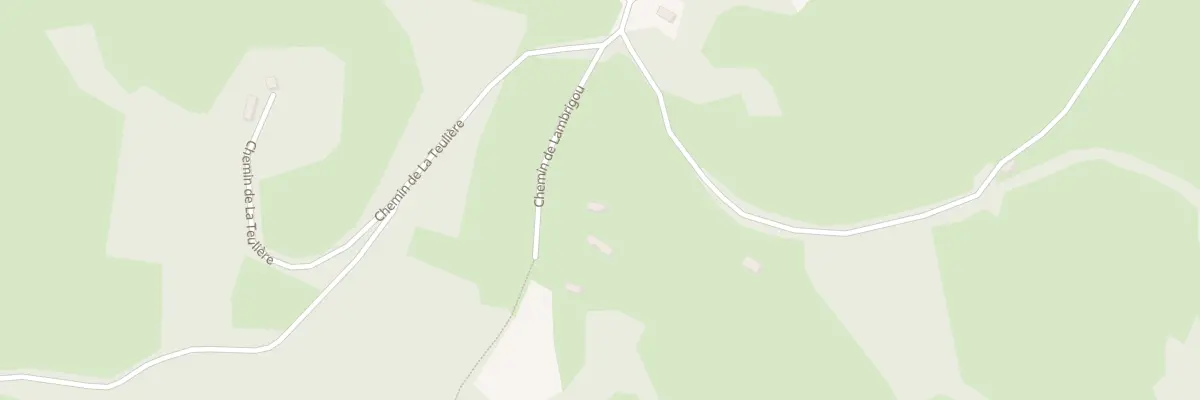 Plan du 755 Che de Lambrigou à Caniac-du-Causse
