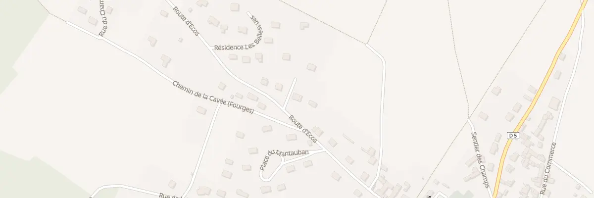 Plan du 18 Rte d’Ecos - Fourges à Vexin-sur-Epte