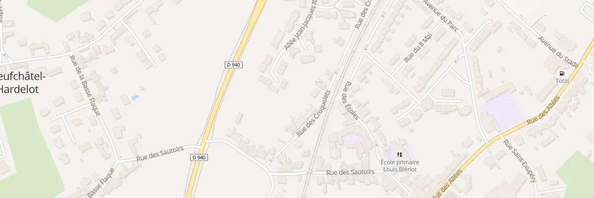 Plan du 46 Rue des Croquelets à Neufchâtel-Hardelot