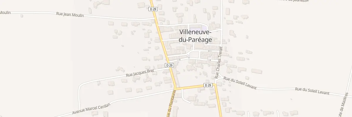 Plan du 10 Rue St Exupery à Villeneuve-du-Paréage
