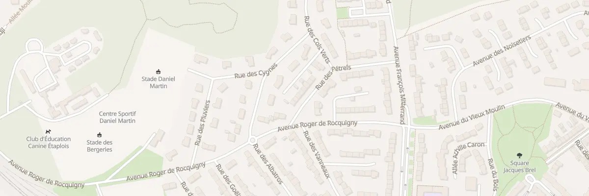 Plan du 22 Rue des Pétrels à Étaples