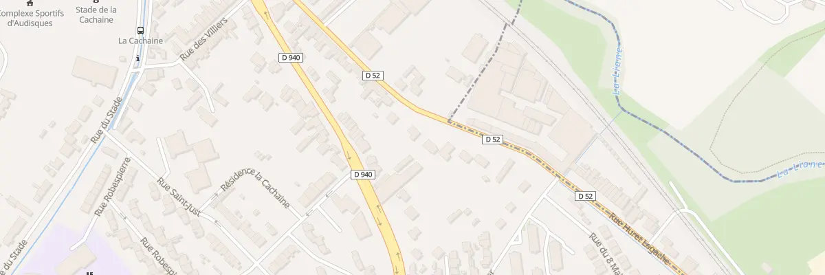 Plan du 44 Rue Eugene Huret à Saint-Étienne-au-Mont