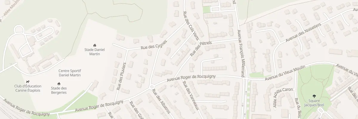 Plan du 20 Rue des Pétrels à Étaples