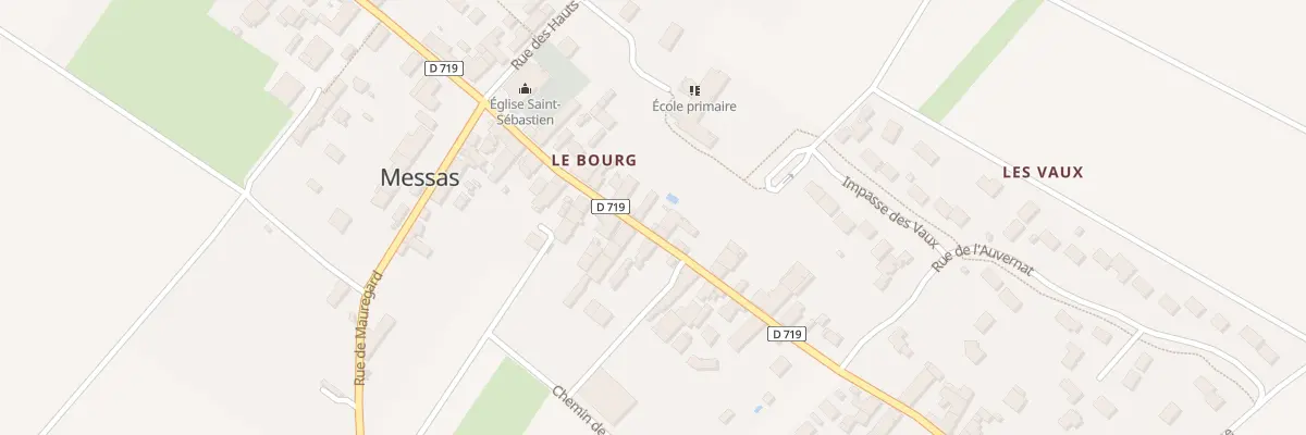 Plan du 11 Rue de la Margottière à Messas