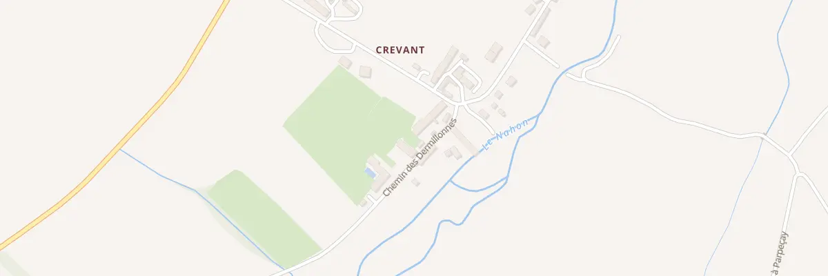 Plan du 2 Che des Dermillonnes à Val-Fouzon