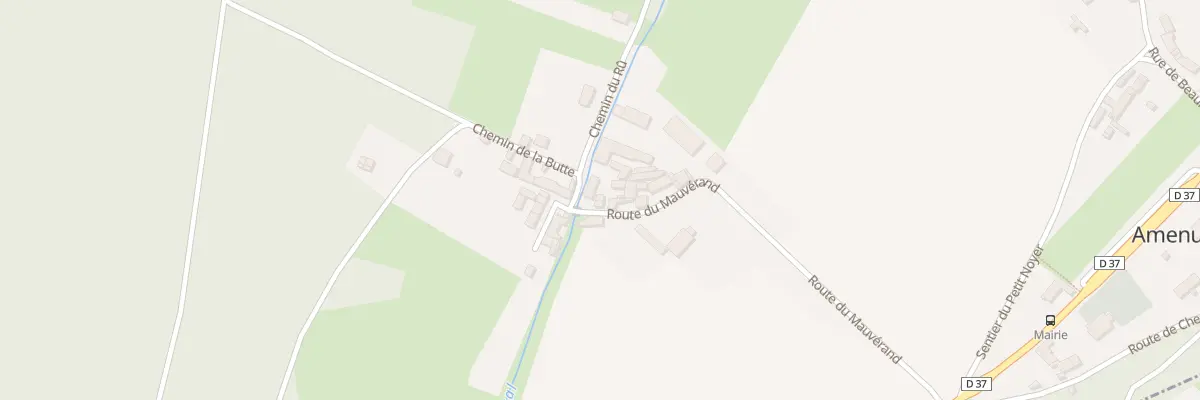 Plan du 14 Rte du Mauverand à Amenucourt