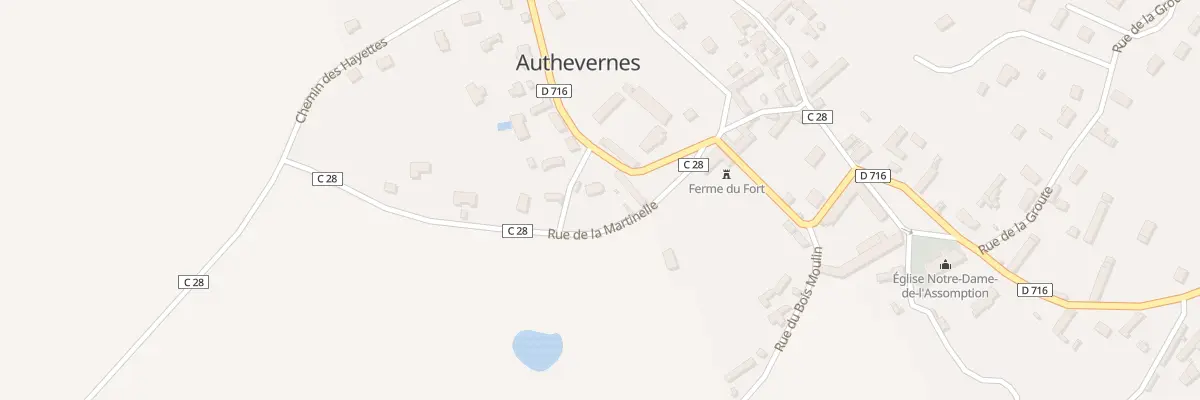 Plan du 30 Authevernes à Authevernes