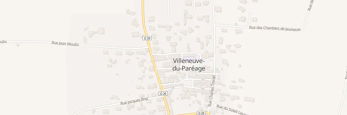 Plan du 3 Rue Louis Pasteur à Villeneuve-du-Paréage