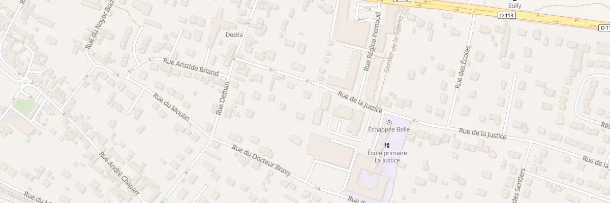 Plan du 16 Rue de la Justice à Rosny-sur-Seine