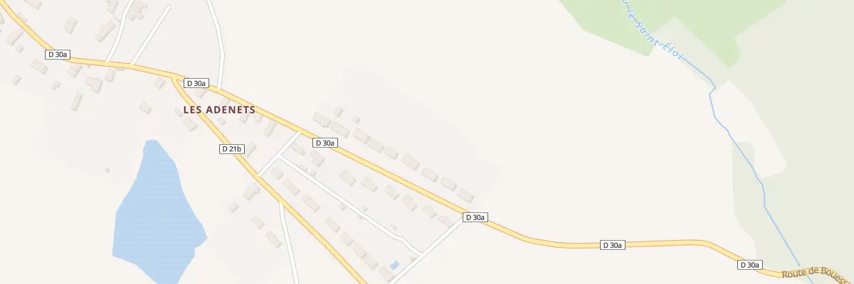 Plan du 15 Rte de Bouesse à Mosnay